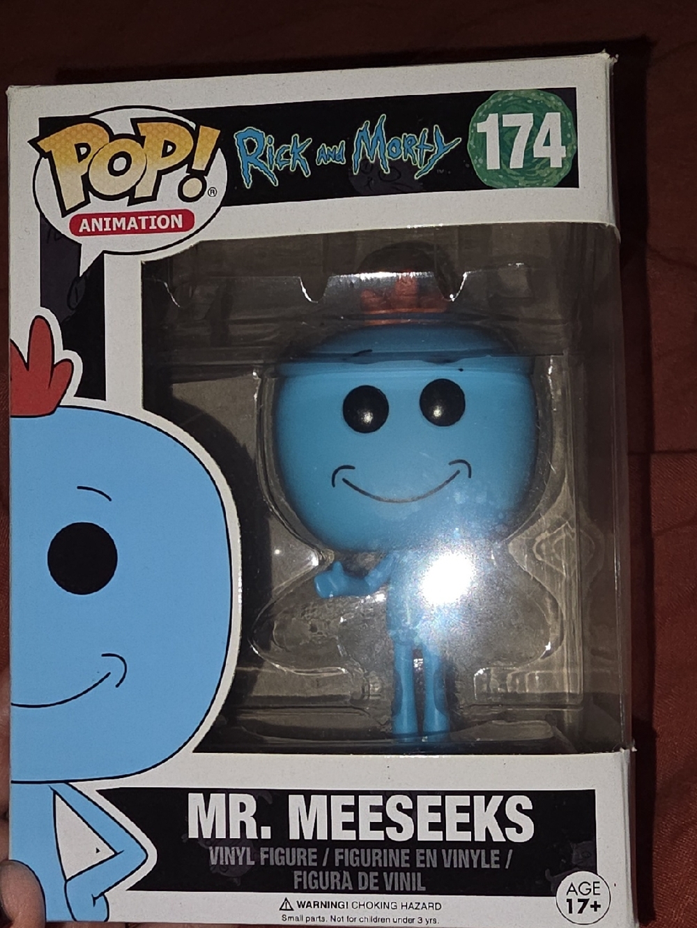 Funko Mr. Meeseeks Blue Vinyl Figure — Rick and Morty Pop! #174